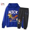 2pcs Kids Zootopia 2 Hoodie Joggers Set Kids Judy Nick Kids Sweatshirt 2pcs Suit Casual Playwear Everyday Sports Matching Outfit for Boys