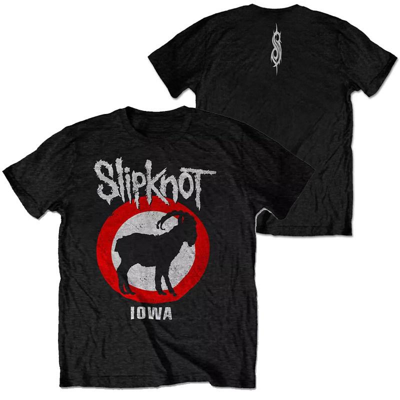 Demon Goat Slipknot Band Tshirt Cotton Graphic Tee Unisex Women Summer Streetwear Top