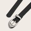 PU Leather Women's Belt Y2k Dress Jeans Belt Fashionable Thin Waist Belt  For Girls