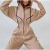 Women's Zipper-Hooded Sports Casual Jumpsuit 2022