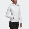 Adidas Z.N.E. Jacket With Reflective Logo Sports Hooded Jacket Women Jackets White CY5511