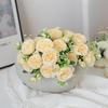 Set of 5 Spring Peony Artificial Flowers for Home Decor, Weddings, and Bouquets