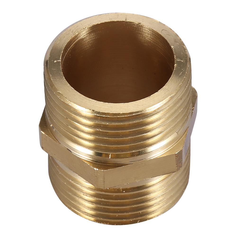 G1 Brass Pipe Fitting Hex Nipple Water Tube Connecting Accessories (intensification)