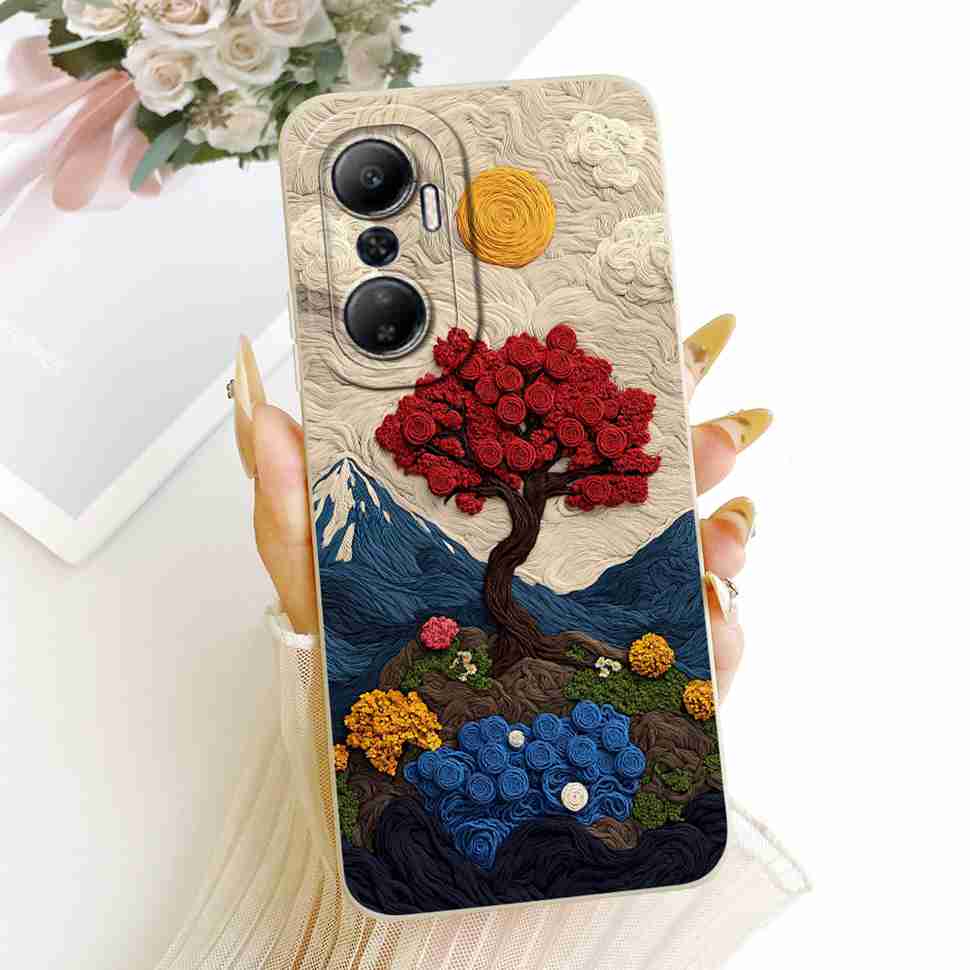 Чехол для Infinix Hot 20 4G X6826 X6826B X6826C 2022 Новый модный узор Мягкая силиконовая задняя крышка для Hot 20 Hot20 Корпус 6.82''