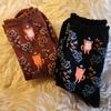 bananasisters [2SET] Fancy Cat Flower Tree Pattern Lovely Socks 2 Colors