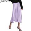 BITCED Женская Мода Повседневная Однотонная С Принтом Летняя Весенняя Юбка