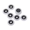 8 Pcs Shower Door Runner Rollers Wheels Pulleys Replacement Parts 23mm Diameter
