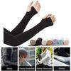 Exposed Thumb Summer Cooling Running Sportswear Sun Protection Outdoor Sport Arm Sleeves Arm Cover
