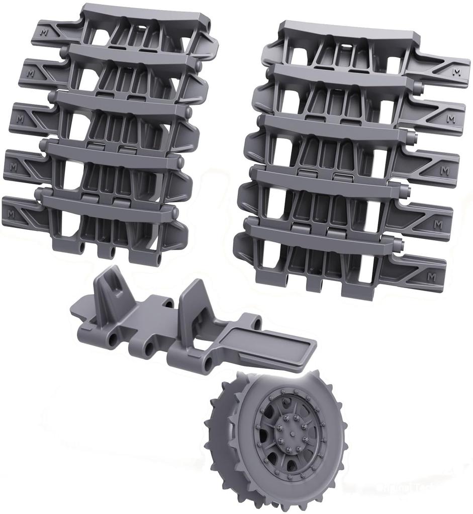 Детали пластиковой модели немецкой САУ Hetzer Winterkette со стартовым колесом T-Rex 1/35 (для Тамии) TR85066-1