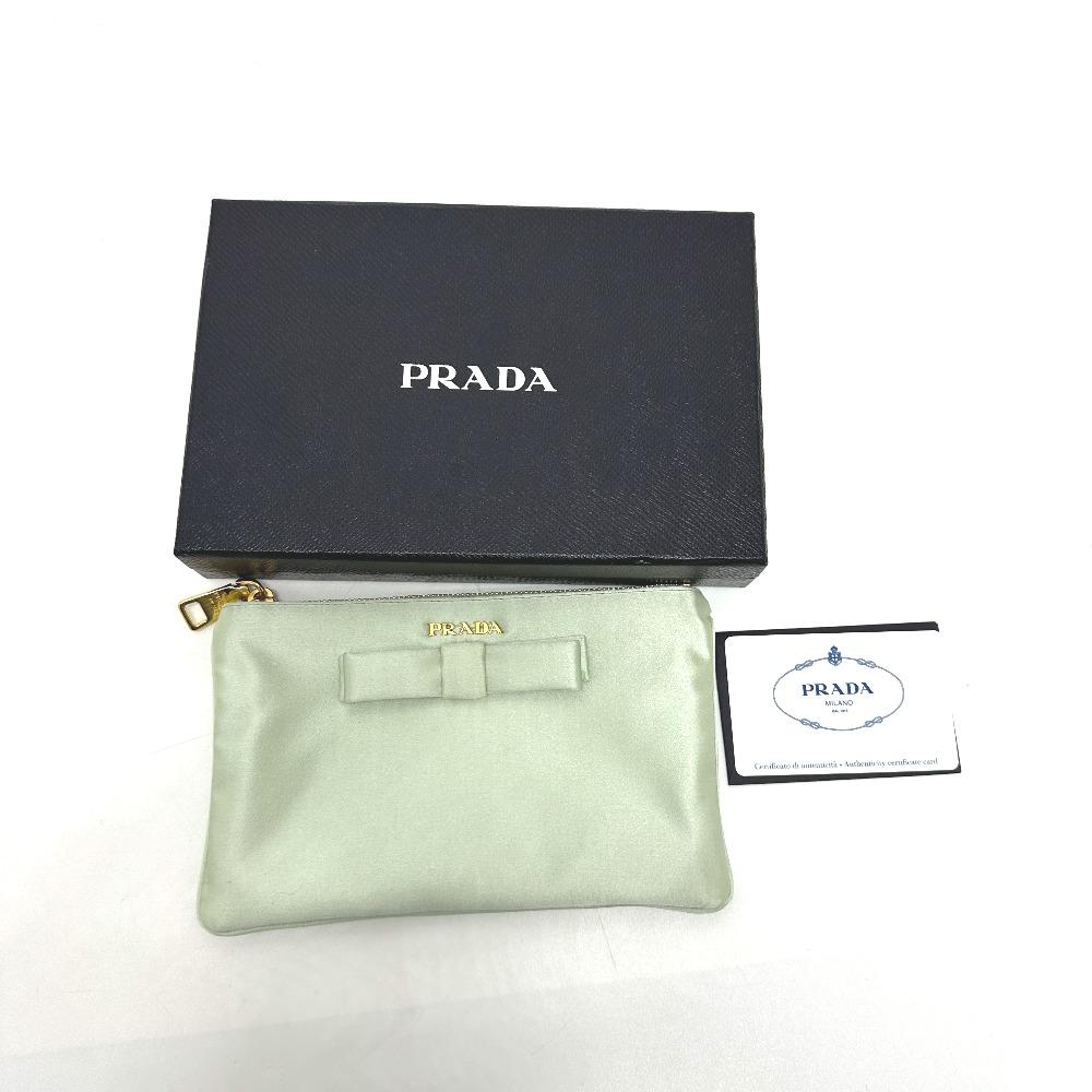 Prada 1M1214 Логотип Ленточная Сумка-Клатч Косметичка Многофункциональная Сумка-Косметичка