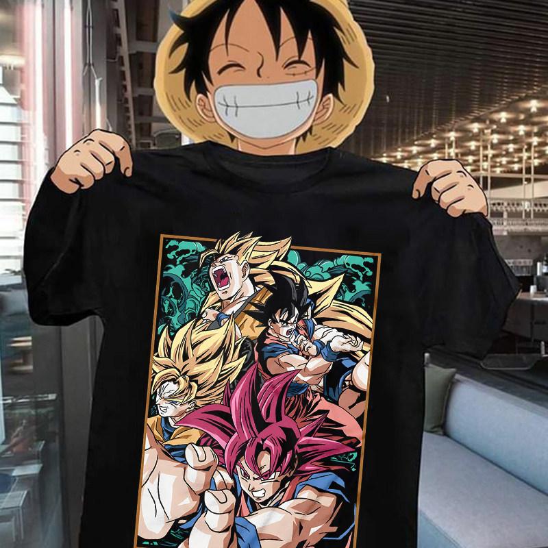 ZX Seven Dragon Ball Clothes Japanese Animation Monkey King Impression Carot Anime Summer Clothes