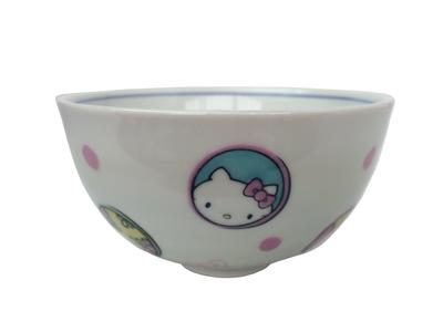 Maruzen Iwata Shoten Пиала Круглый узор Hello Kitty KM-04