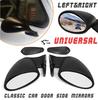 Pair California Classic Style Door Wing Side Mirror Hot Rod Rat Rod Muscle Car Universal Vintage Black