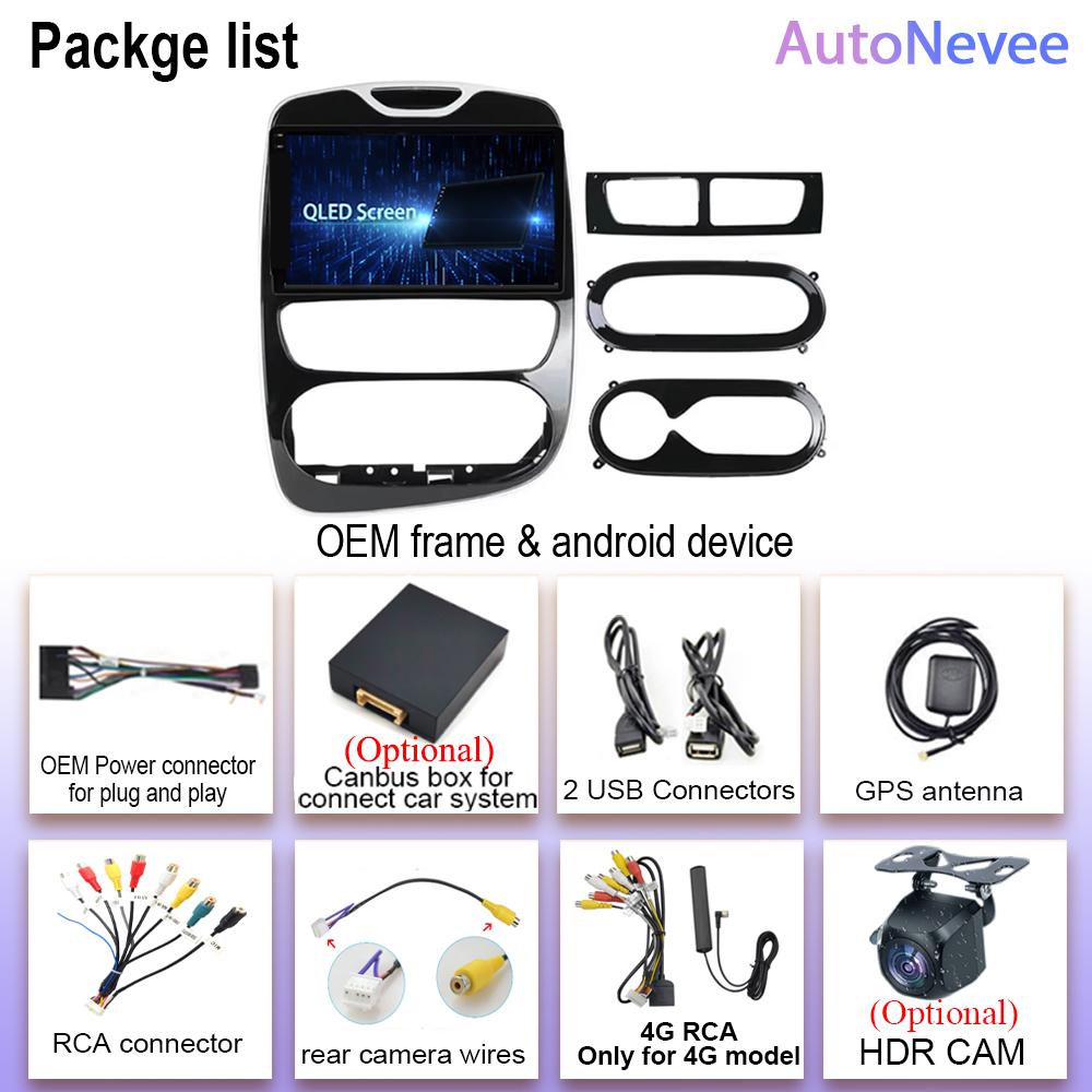 Для Renault Clio 4 BH98 KH98 2016 - 2019 Автомобильный Android Мультимедийный Стерео Радио Плеер GPS Навигация BT Carplay Android Auto Wifi