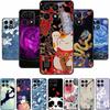 3D чехол для Xiaomi 14T Pro Чехол Тисненый Цветок Черный Силикон Мягкая Задняя Крышка Coque для Xiaomi 14T Pro Чехол 14 T Pro 14TPro Funda