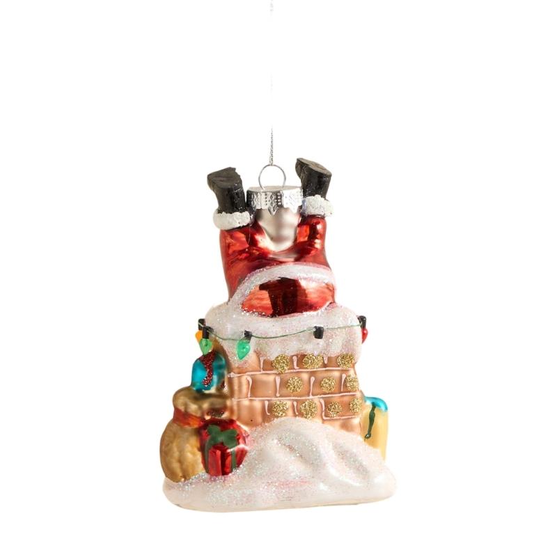 Bright Pastel Colored Shatters Resistant Glass Christmas Tree Decorations with Artistic Geometric Accent