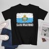 More Design San Marino Flag San Marinese Unisex Tshirt Tees Tshirt Oneck T Shirts Unisex Boys Clothing 100 Cotton