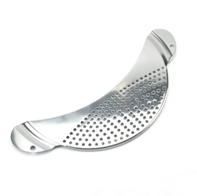 Pot Strainer Pan Drainer For Kitchen Easy Draining Pot Strainer Stainless Steel Pasta Spaghetti Practical Draining Tool Sifter