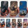 Арт Чехол для Samsung S25,S24,S23,S22,S20,S21,S10,Ultra,Plus,Lite,FE с изображением вертолета, Мягкий силиконовый черный чехол