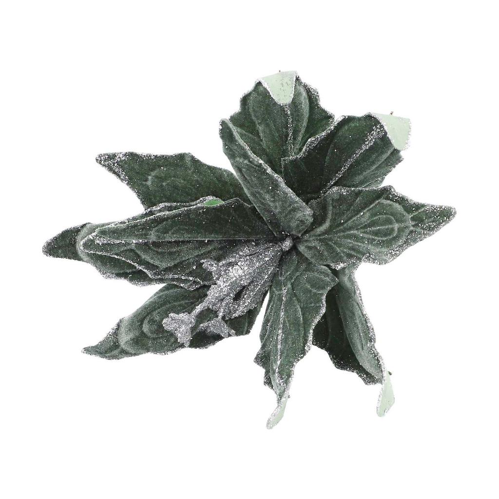 28см Блестящий Рождественский Цветок Искусственное Украшение для Рождественской Елки Вечеринка Домашнее Украшение Искусственные Цветы Рождественская Гирлянда Украшения