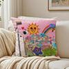 Reggaeton Colombian Singer KKarol G Cushion Cover Pillowcase Antidustmite living Room Sofa Decor Cushion Room