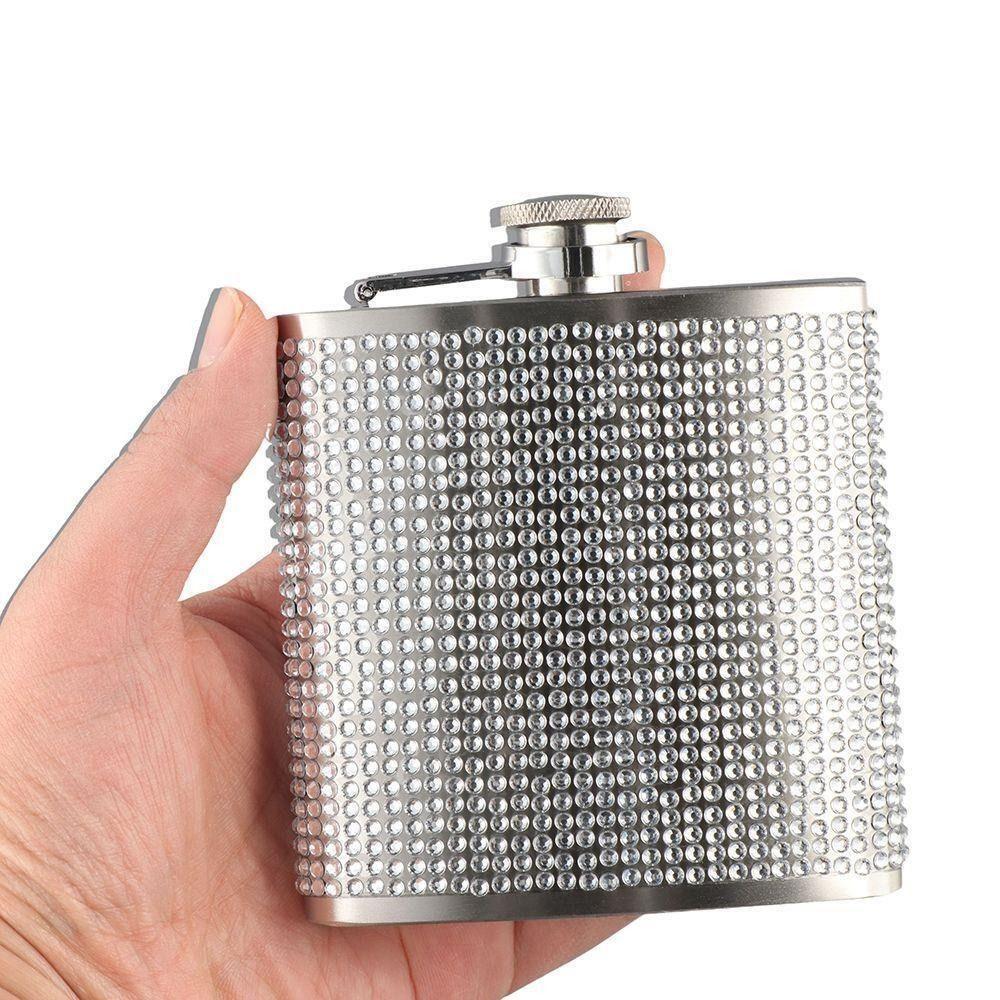 Leak-proof Wine Bottle Portable Alcohol Bottle Diamond Hip Flasks
