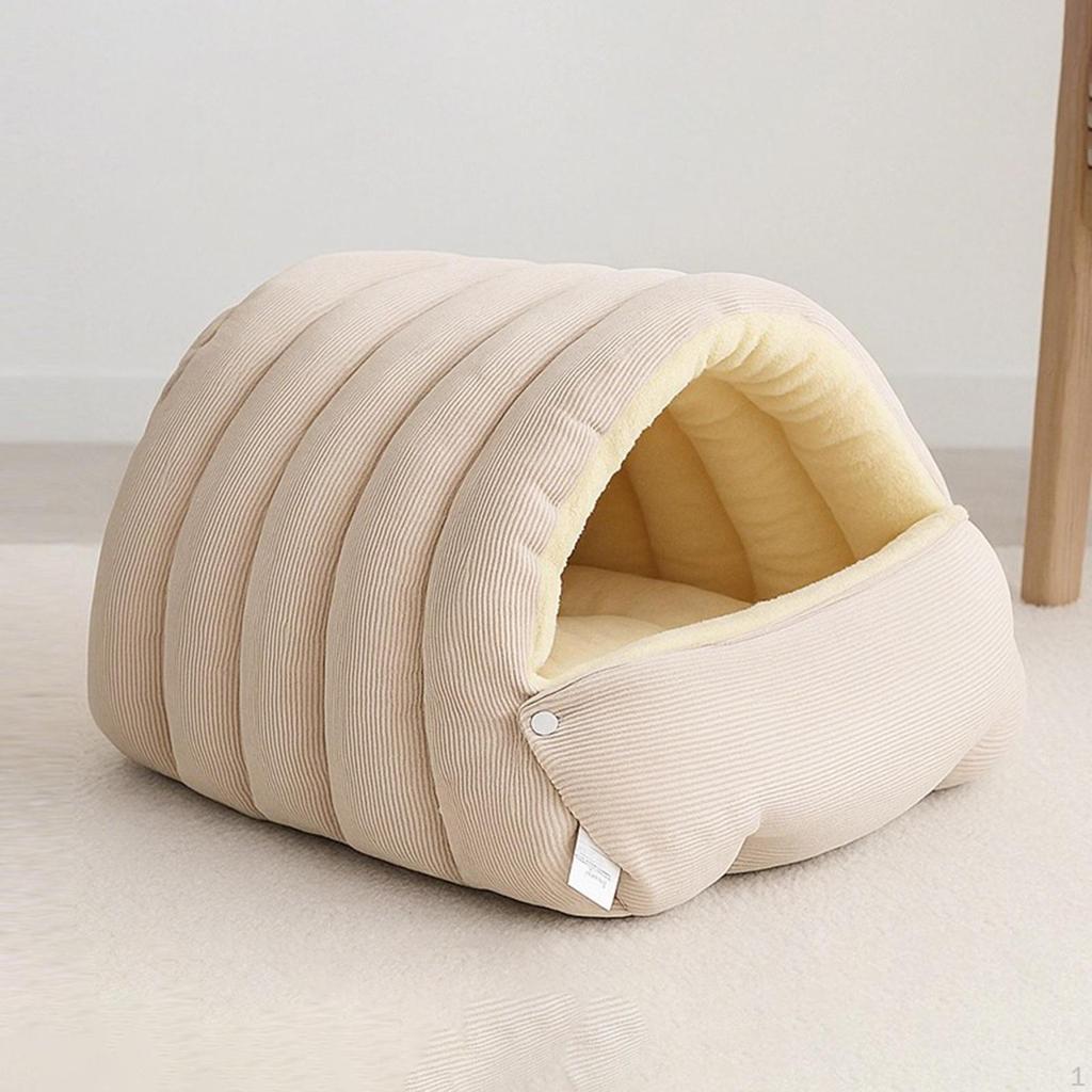 Cat Bed Shelter ,Comfortable Cats Pod, Warm Enclosed Sleeping House Indoor Nest for Indoor,