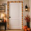 Indoor Halloween Stickers with Pumpkin And Bat Prints, Durable Coated Haunted House Theme Decor Paper Decals, Stylish Frame for Holiday Party Spooky
