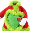 Christmas Goose Outfit Santa Claus Goose Costume Xmas Hat And Coat with Fuzzy Green Edge