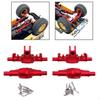 DIY Front And Rear Axle Housing Kit with Screw, Aluminum Modification, Easy Installation for SCX24