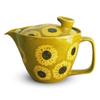 Kunzangama Teapot with 240ml for Hasami Made In Sunflower Dark Yellow J-kitchens Strainer, Capacity, 1-2 People, Ware, Japan, Design,