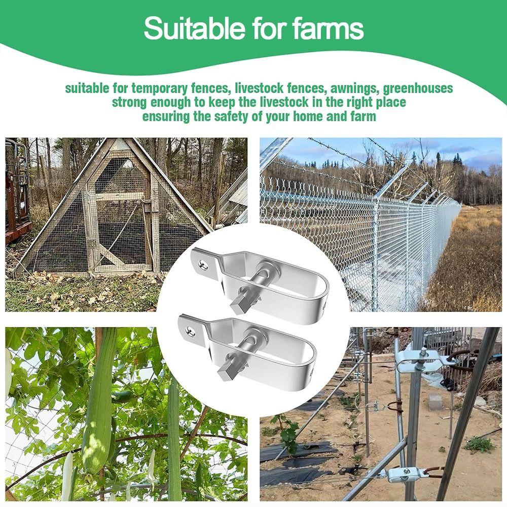 Heavy Duty Wire Tightener Silver Electric Fence Tightener New Wire Buckle Farm