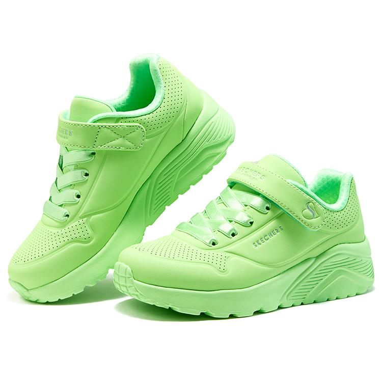 Skechers Детская серия обуви 'Конфетный цвет' Дофаминовый цвет Модный тренд Универсальная Амортизирующая Износостойкая Нескользящая Низкая Топ Кроссовки 310451L-LTGR