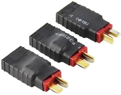 3 шт. Адаптер T-Deans папа к TRX мама для RC | USB 7.4V разъем для зарядки | Совместим с LiPo батареями для RC моделей