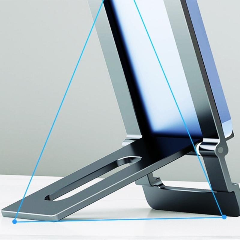 Foldable Metal Phone Holder easy carry  Designs Adjustable Aluminum Stand for Easy Pocket Storage & Hands Frees Viewing