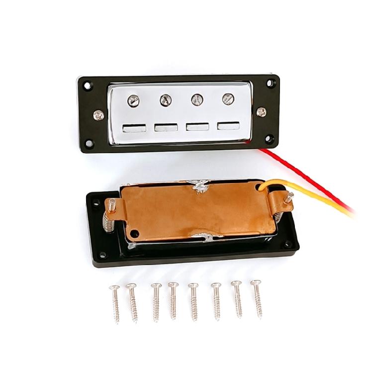 Звукосниматель для электробас-гитары Мини 4-струнный Бас-гитара Нековый Средний Бриджевый звукосниматели с винтами