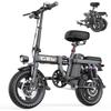 Toofly GE5 Adult City Folding Electric Bicycle With Seat 250W Motor 48V15Ah Battery Electric Bike 14 Inch Road Tire Urban Commuting E-Bike