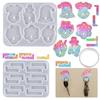 No Hole No Trace Pasting Hook Mold Kitchen Hygiene Hook Silicone Mold Resin Mold Christmas Hook