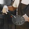 6-дюймовая круглая кожура для переворачивания пиццы, длинная ручка с антипригарным покрытием, легкий перфорированный анодированный алюминиевый сплав, домашний токарный станок для пиццы, кухонная лопаточка