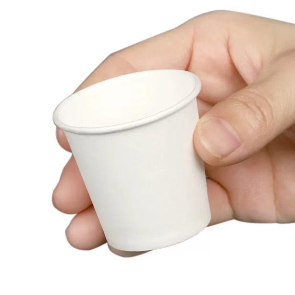 200Pcs Thickened Disposable Paper Cup Multisize Paper Cup Set Recyclable Tasting Cup Cafes Bistros