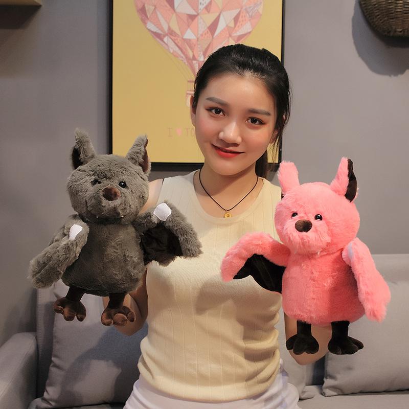 24СМ Мультяшная плюшевая игрушка Летучая мышь Темный эльф Милая Кукла-подушка для сна и рассказывания историй Подарок для детей