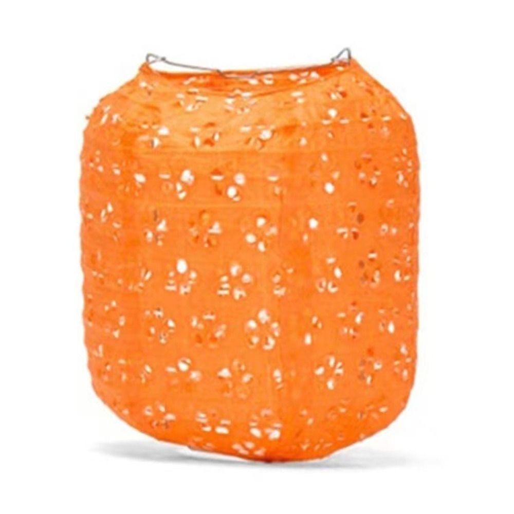 Cylindrical Hanging Lampion Colored Hollow Lantern Festival Lantern Paper Lantern Mid-autumn