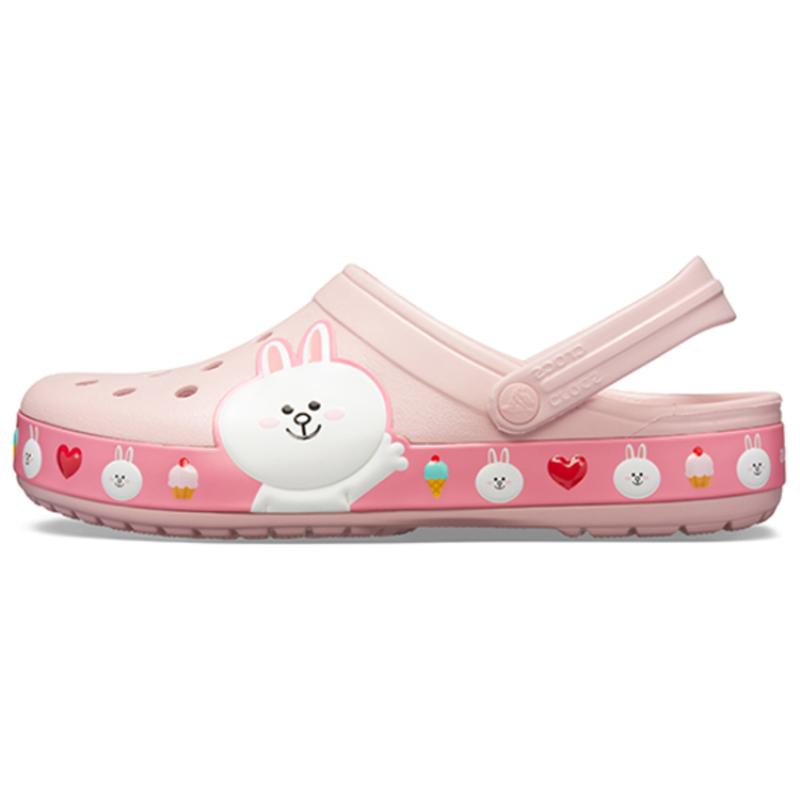 Crocs X Line Classic Clog EVA Friends Пляжные розовые сандалии унисекс