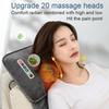 Electric Massage Mattress Kneading Vibrating Heating Lumbar Neck Back Relaxation Home Office Health Care