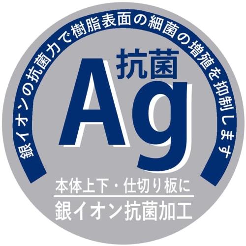 Skater Bento Box Kuromi Flower Wreath Sanrio 600ml Antibacterial 2 Tiers for Women Made in Japan YZW3AG-A