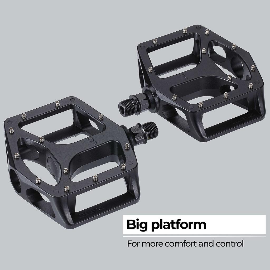 BBB Bicycle Pedal Mountain High MTB Aluminum Alloy Black BPD-32