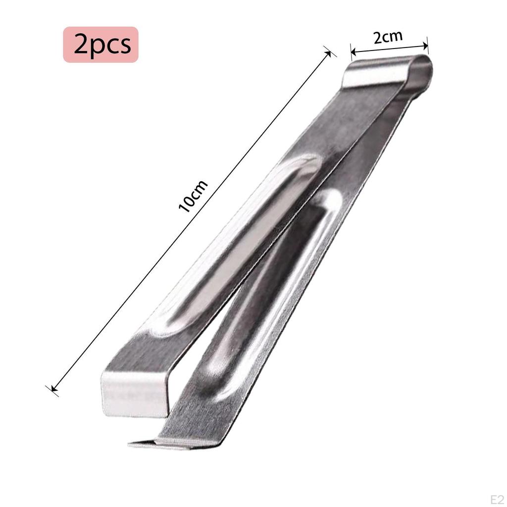 2 шт пинцет для рыбных костей, чеснокочистка, щипцы для подачи закусок, инструмент для приготовления пищи, легко захватывается