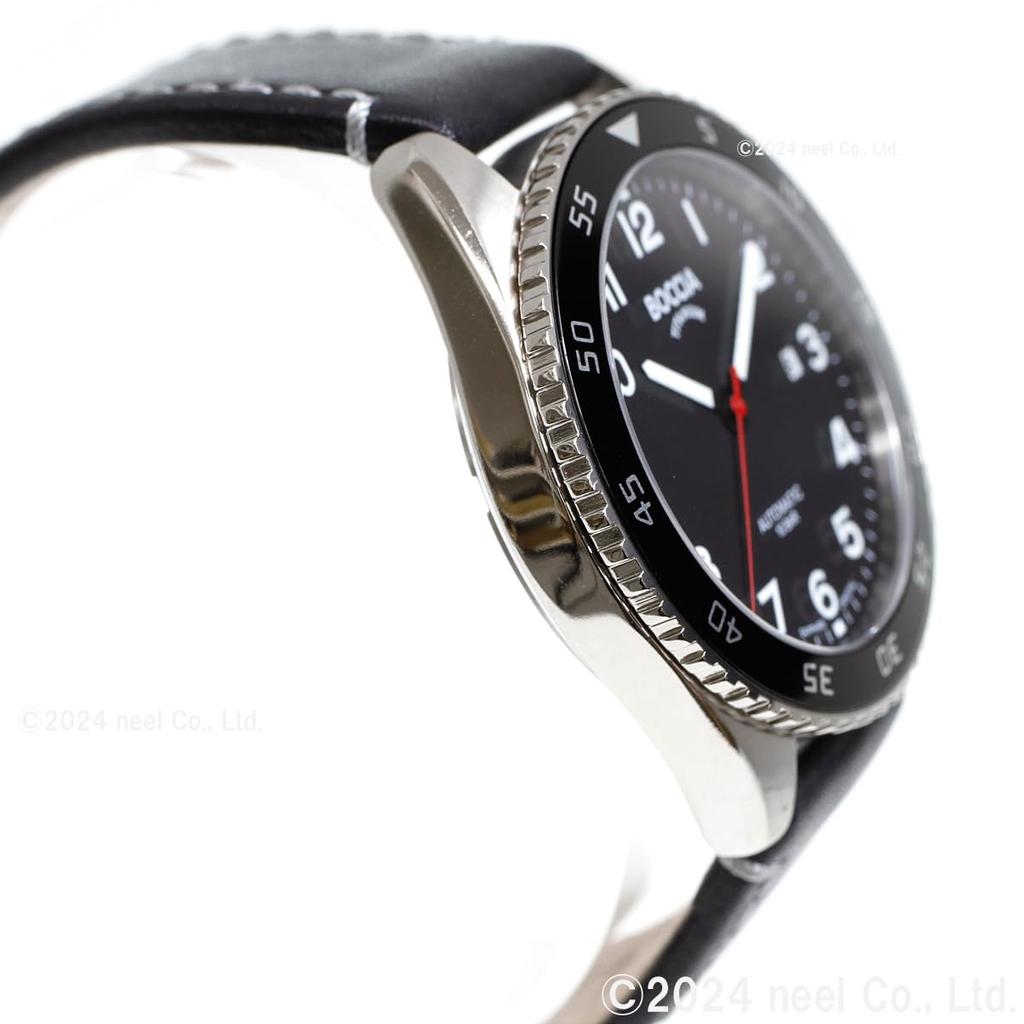 Boccia Титановые автоматические часы черные 3653-04