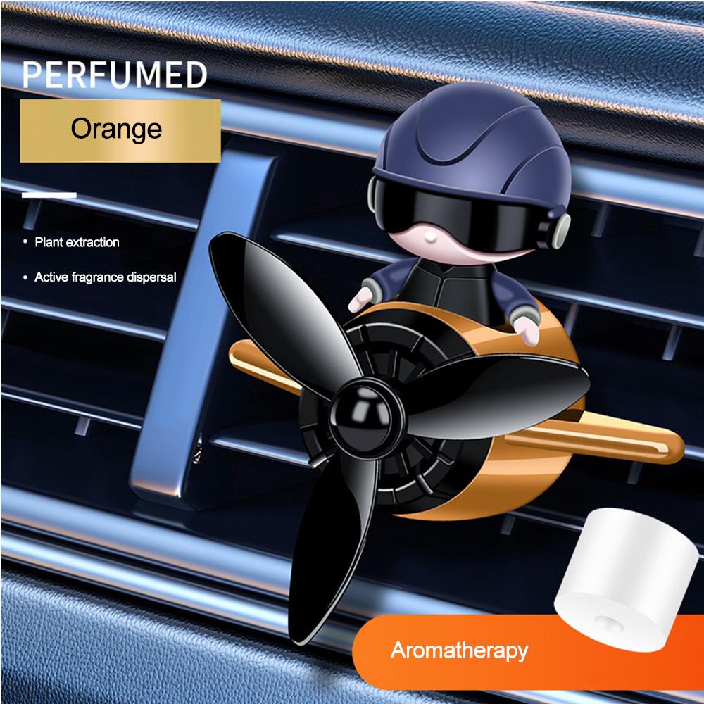 Освежитель воздуха для автомобиля Ароматерапия Автомобильные аксессуары Внутренний диффузор духов Вращающийся пропеллер Ароматизаторы Мультфильм