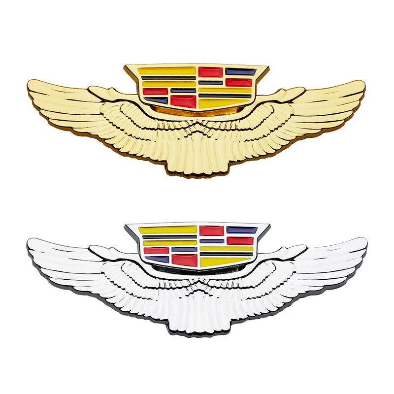 Car Fender Side Metal Sticker Rear Trunk Emblem Decals for Cadillac ATS BLS CT4 CT5 CTS SLS SRX XT6 XTS Escalade Deville DTS